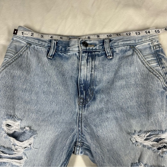 KanCan Maurices Distressed Jeans Womens Size 27 Faded Boyfriend High Rise Ripped - Picture 7 of 10